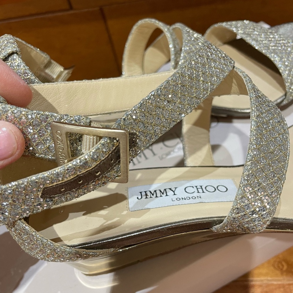Jimmy Choo sandals, 37.5